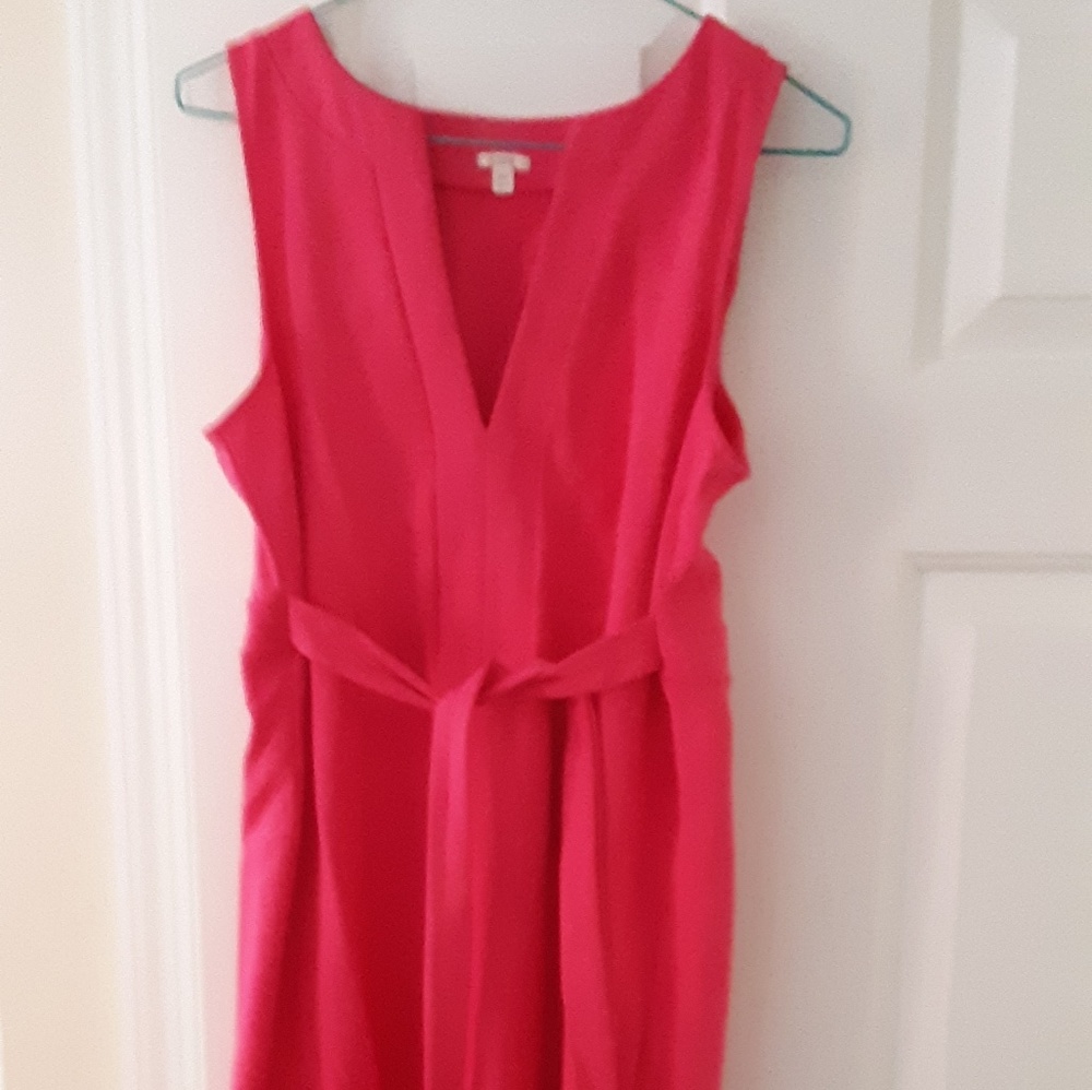 JCrew XS Lilah Sleeveless Pink Dress - Worn Once!